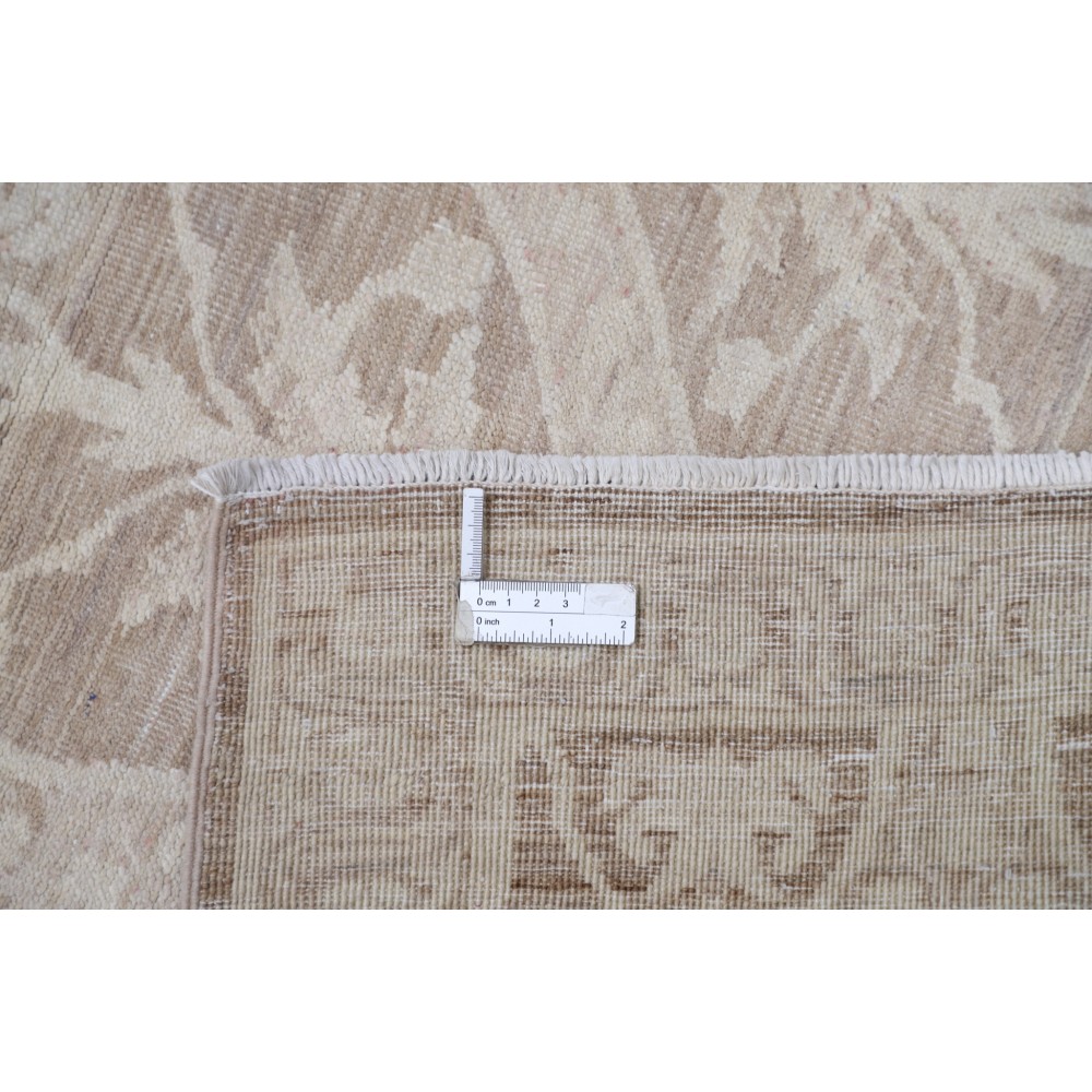 Hand Knotted Beige, Taupe Wool Area Rug | Ogee Trellis Pattern Accent Rug Hand Knotted Beige, Taupe Wool Area Rug | Ogee Trellis Pattern Accent Rug