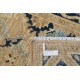 Handknotted Beige, Navy Blue, Light Blue Long Runner Rug, 100% Wool Handknotted Beige, Navy Blue, Light Blue Long Runner Rug, 100% Wool
