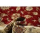 Hand Knotted Floral Area Rug with Red Field and Beige Border | Traditional Oushak Wool Carpet Hand Knotted Floral Area Rug with Red Field and Beige Border | Traditional Oushak Wool Carpet