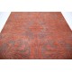 Hand Knotted Terracotta Red and Gray Wool Area Rug | Ornamental Abstract Carpet Hand Knotted Terracotta Red and Gray Wool Area Rug | Ornamental Abstract Carpet
