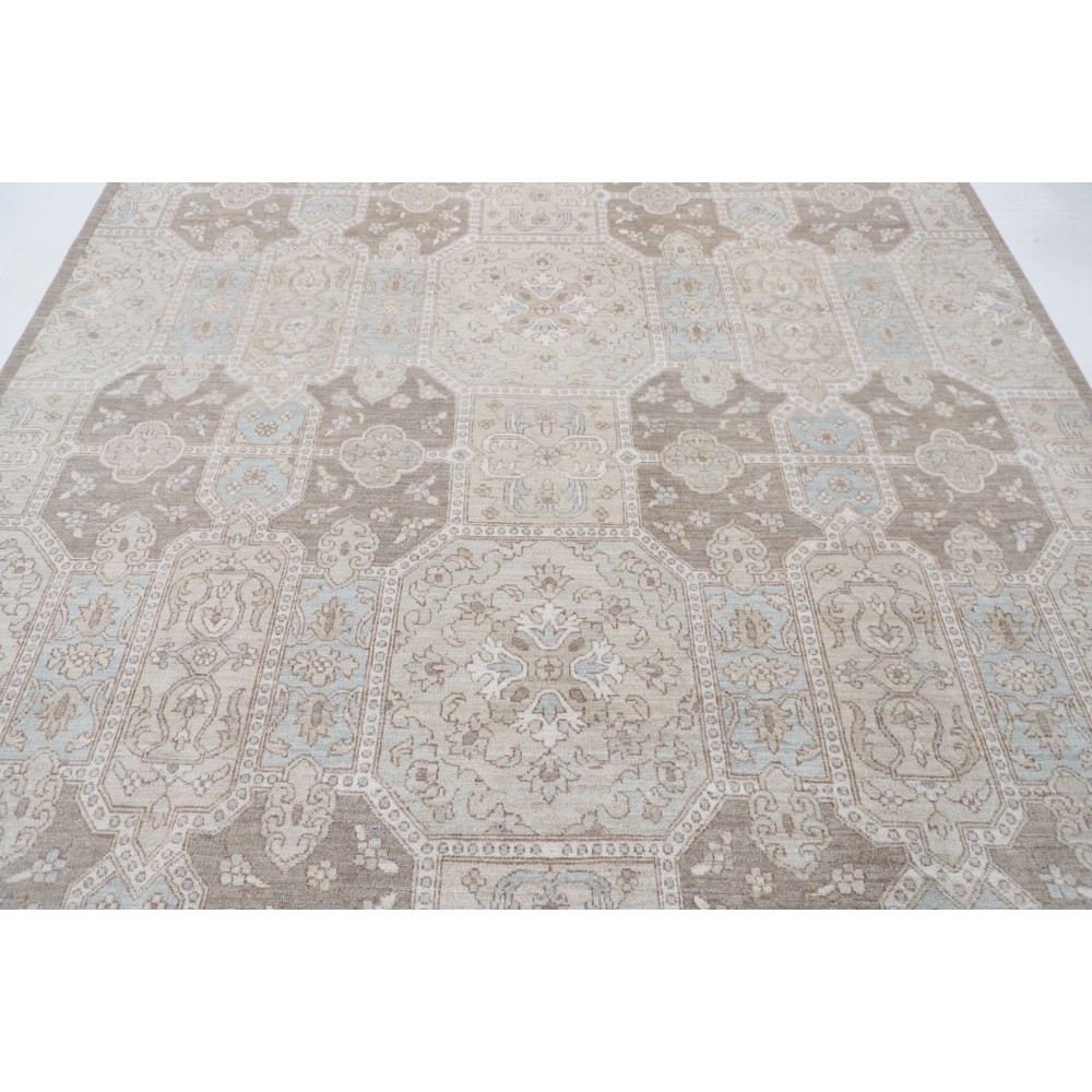Traditional Hand Knotted Large Rug | Timeless Home Decor | 100% Wool Beige Carpet Traditional Hand Knotted Large Rug | Timeless Home Decor | 100% Wool Beige Carpet