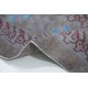 Hand Knotted Gray, Light Blue and Lavender Wool Area Rug | Turkish Trellis Geometric Design Carpet Hand Knotted Gray, Light Blue and Lavender Wool Area Rug | Turkish Trellis Geometric Design Carpet