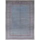 Hand Knotted Gray, Light Blue and Lavender Wool Area Rug | Turkish Trellis Geometric Design Carpet Hand Knotted Gray, Light Blue and Lavender Wool Area Rug | Turkish Trellis Geometric Design Carpet