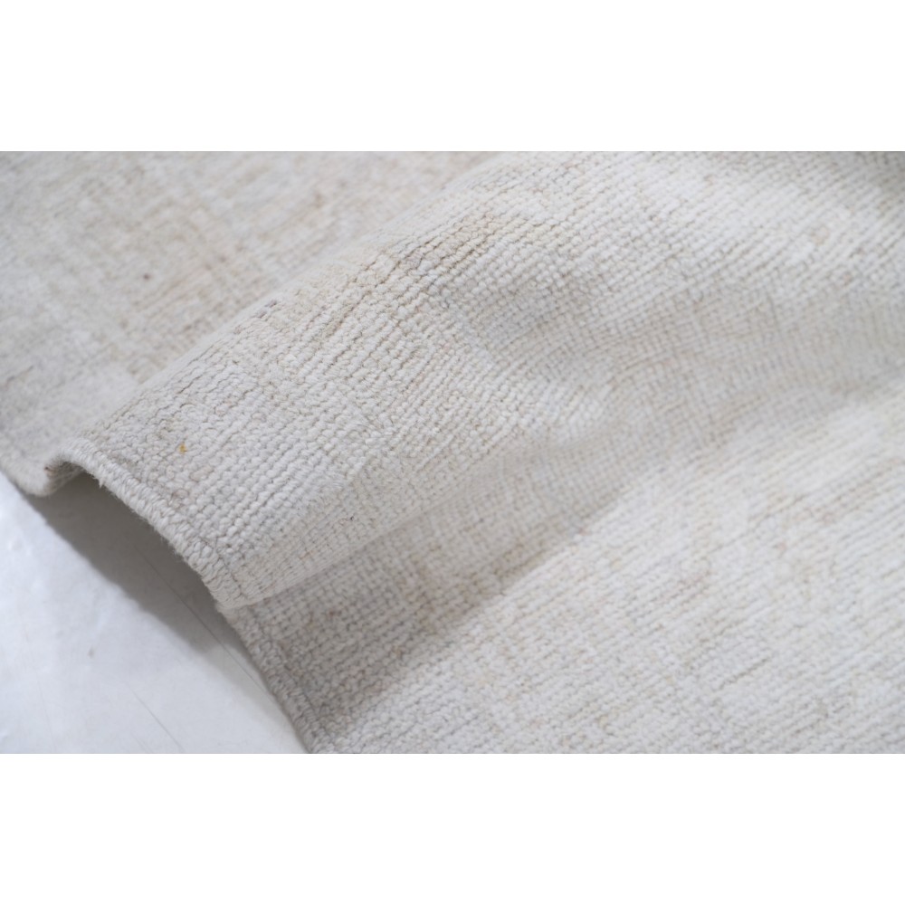 Neutral Oushak Style Large Rug, Hand Knotted Wool Area Rug, Beige Medallion Carpet Neutral Oushak Style Large Rug, Hand Knotted Wool Area Rug, Beige Medallion Carpet