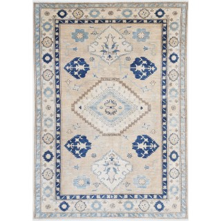 100% Natural Wool Hand Knotted Turkish Area Rug for Living Room, Dining Room and Bedroom Decor