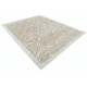 Hand Knotted Wool Area Rug, Taupe and Ivory Decorative Carpet with Repeating Medallion Pattern for Living Room Hand Knotted Wool Area Rug, Taupe and Ivory Decorative Carpet with Repeating Medallion Pattern for Living Room