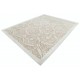 Hand Knotted Wool Area Rug, Taupe and Ivory Decorative Carpet with Repeating Medallion Pattern for Living Room Hand Knotted Wool Area Rug, Taupe and Ivory Decorative Carpet with Repeating Medallion Pattern for Living Room