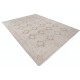 Hand Knotted Beige and Taupe Wool Area Rug | Turkish Repeating Floral Medallion Design Carpet Hand Knotted Beige and Taupe Wool Area Rug | Turkish Repeating Floral Medallion Design Carpet