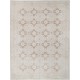 Hand Knotted Beige and Taupe Wool Area Rug | Turkish Repeating Floral Medallion Design Carpet Hand Knotted Beige and Taupe Wool Area Rug | Turkish Repeating Floral Medallion Design Carpet