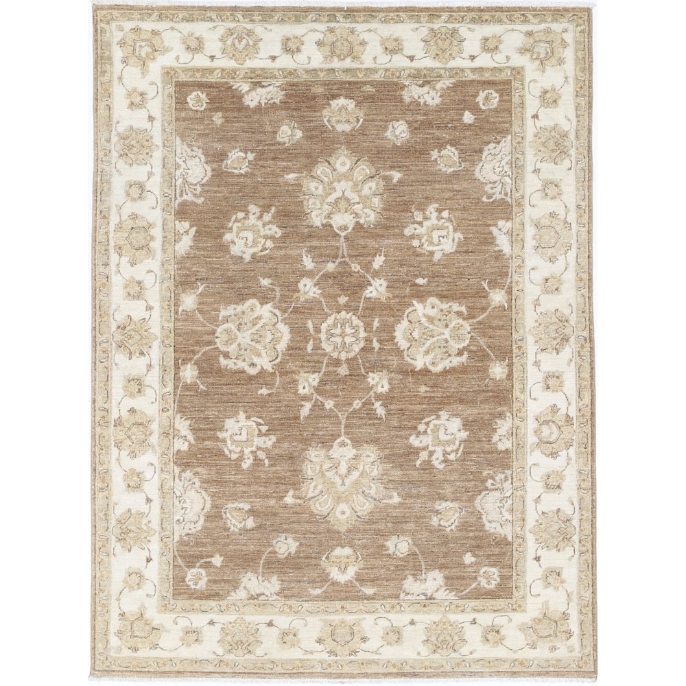 Hand Knotted Wool Area Rug for Bedroom | Floral Oushak Rug for Living Room Decor Hand Knotted Wool Area Rug for Bedroom | Floral Oushak Rug for Living Room Decor