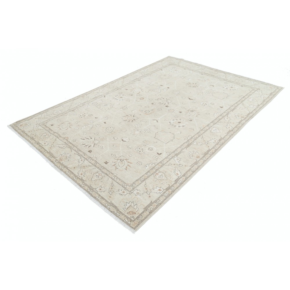 Hand Knotted Area Rug for Living Room | Beige Wool Carpet for Bedroom and Dining Room Hand Knotted Area Rug for Living Room | Beige Wool Carpet for Bedroom and Dining Room