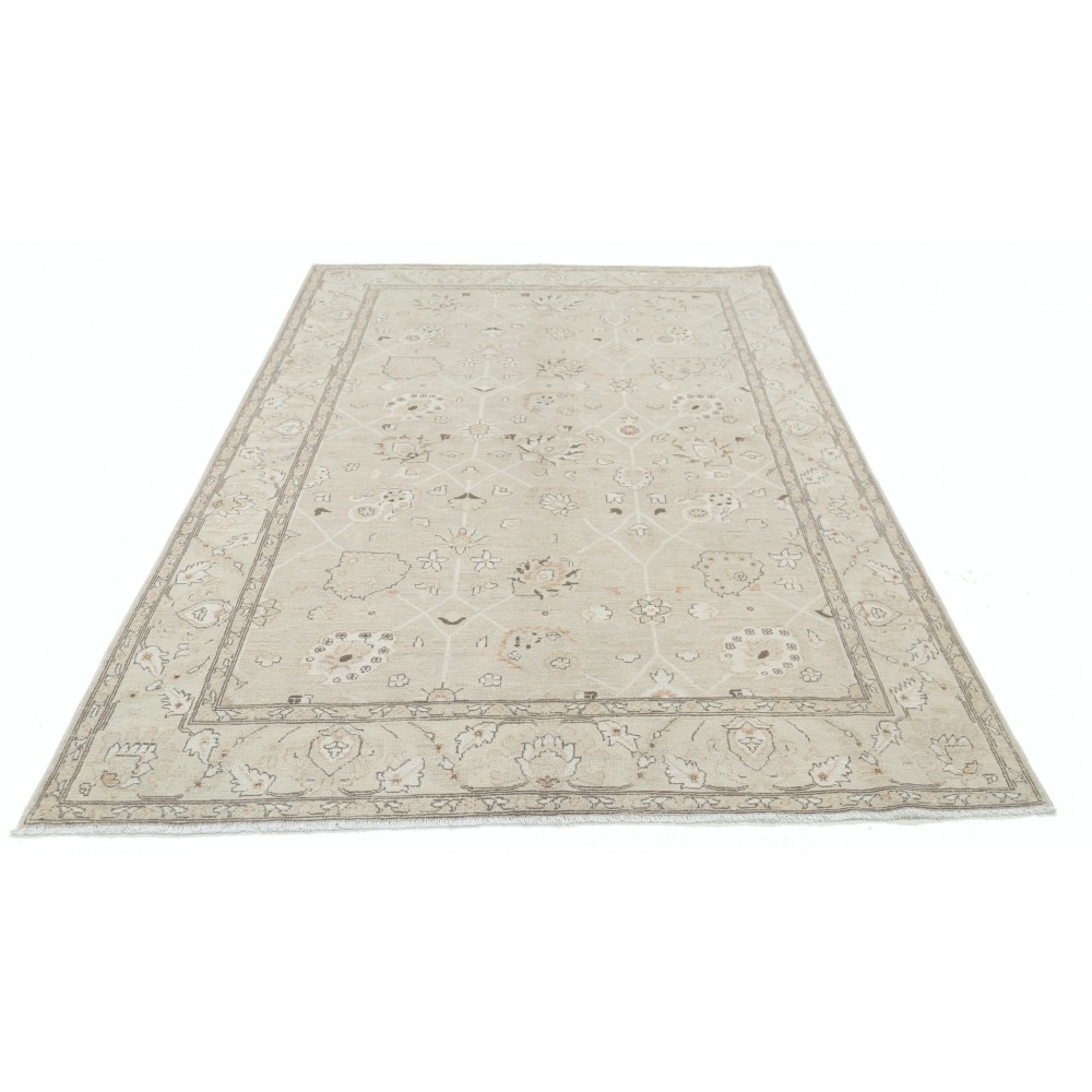 Hand Knotted Area Rug for Living Room | Beige Wool Carpet for Bedroom and Dining Room Hand Knotted Area Rug for Living Room | Beige Wool Carpet for Bedroom and Dining Room