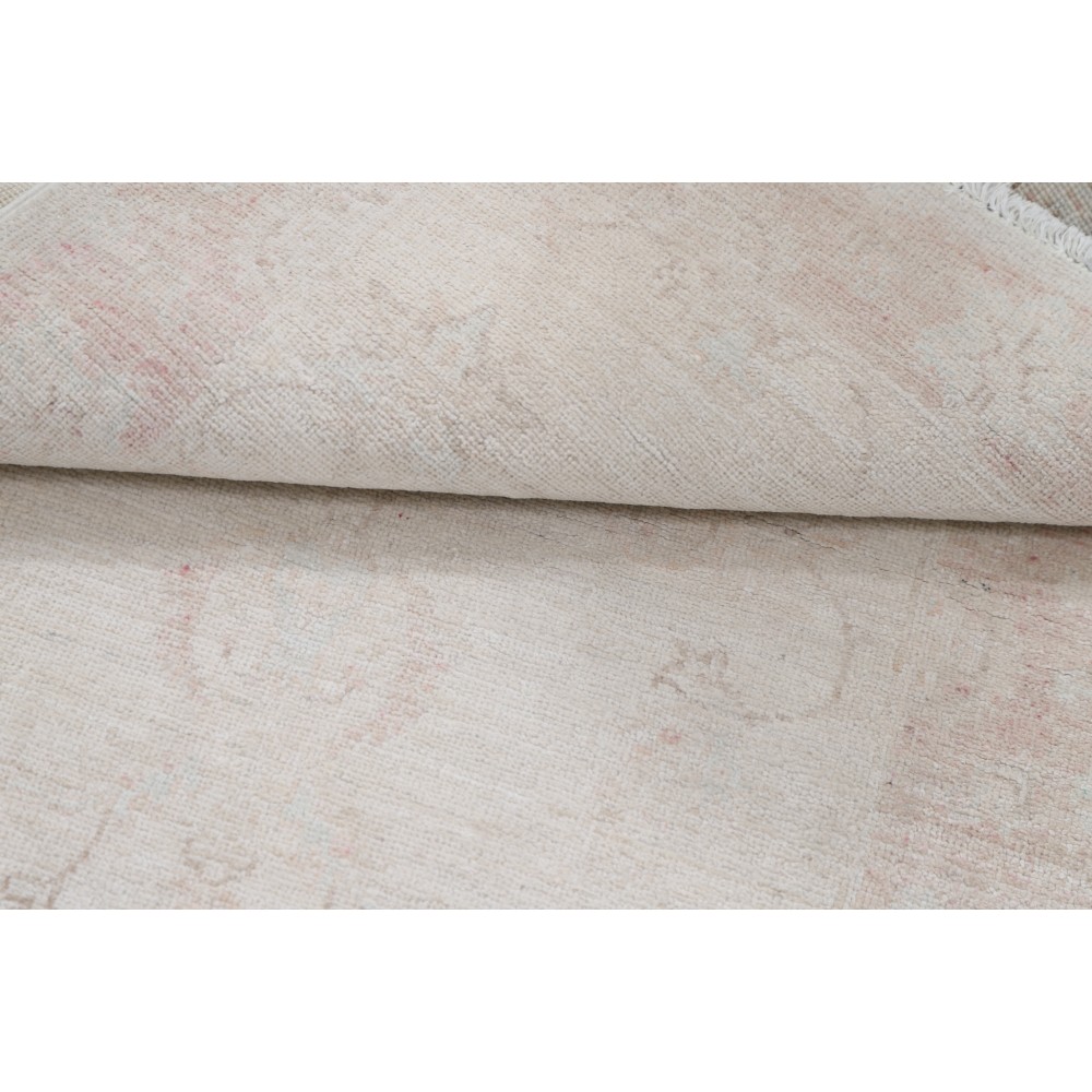 Traditional Beige Oushak Wool Rug | Hand Knotted Accent Rug for Home Decor Traditional Beige Oushak Wool Rug | Hand Knotted Accent Rug for Home Decor