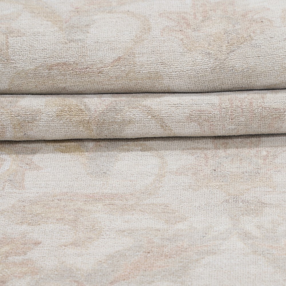 Floral Hallway Runner | Wool Kitchen Runner Rug | Handknotted Oushak Corridor Rug | Beige Stair Rug Floral Hallway Runner | Wool Kitchen Runner Rug | Handknotted Oushak Corridor Rug | Beige Stair Rug