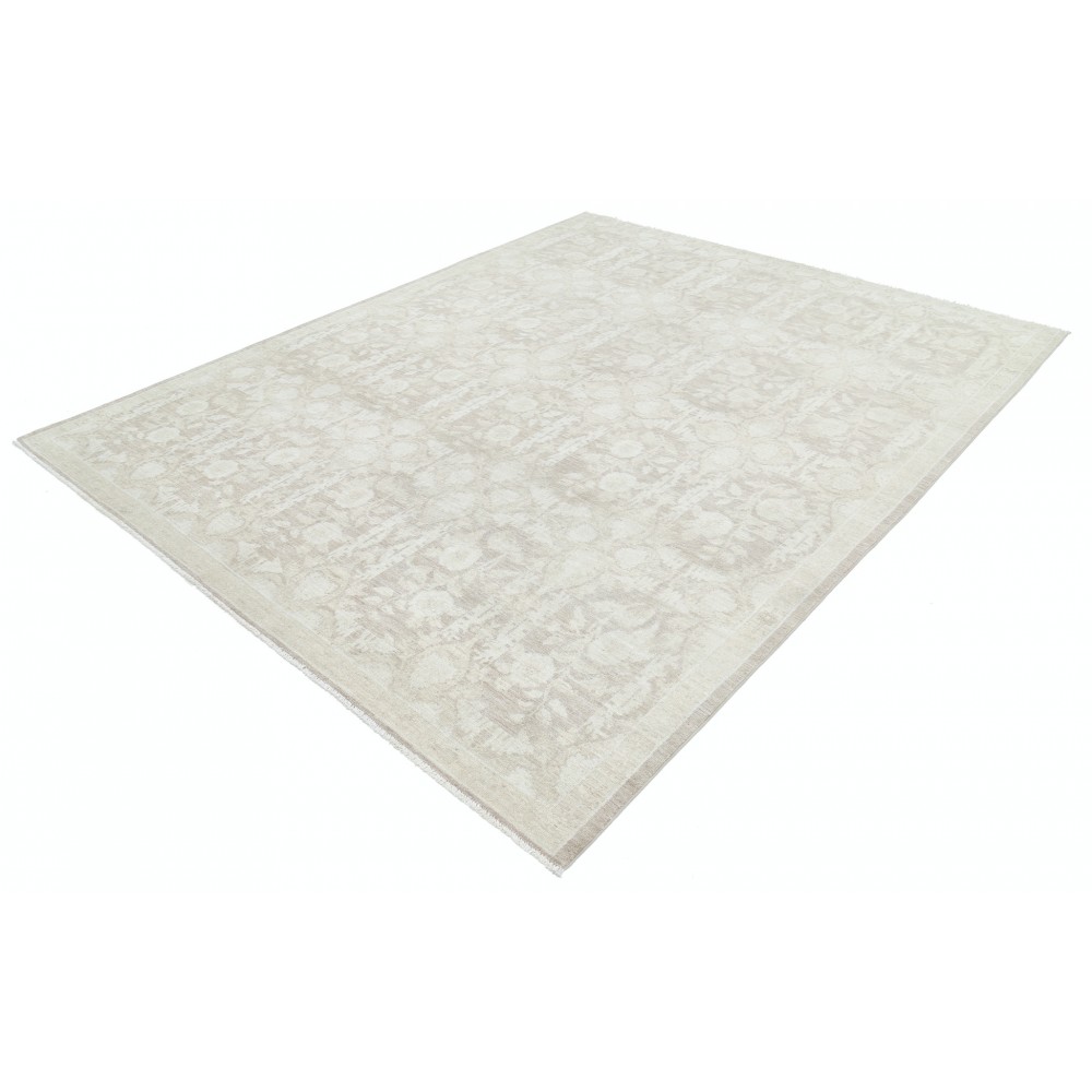 Hand Knotted Beige Wool Large Area Rug | Floral Carpet for Living Room, Dining Room, Bedroom Hand Knotted Beige Wool Large Area Rug | Floral Carpet for Living Room, Dining Room, Bedroom