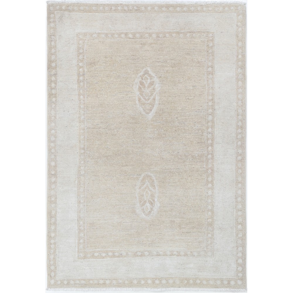 Traditional Hand-Knotted Small Turkish Rug | Decorative Neutral Soft-Toned Accent Rug Traditional Hand-Knotted Small Turkish Rug | Decorative Neutral Soft-Toned Accent Rug