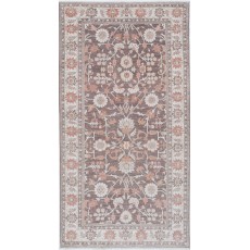 Hand Knotted Taupe, Beige, Blush Wool Rug | Traditional Floral Pattern Carpet