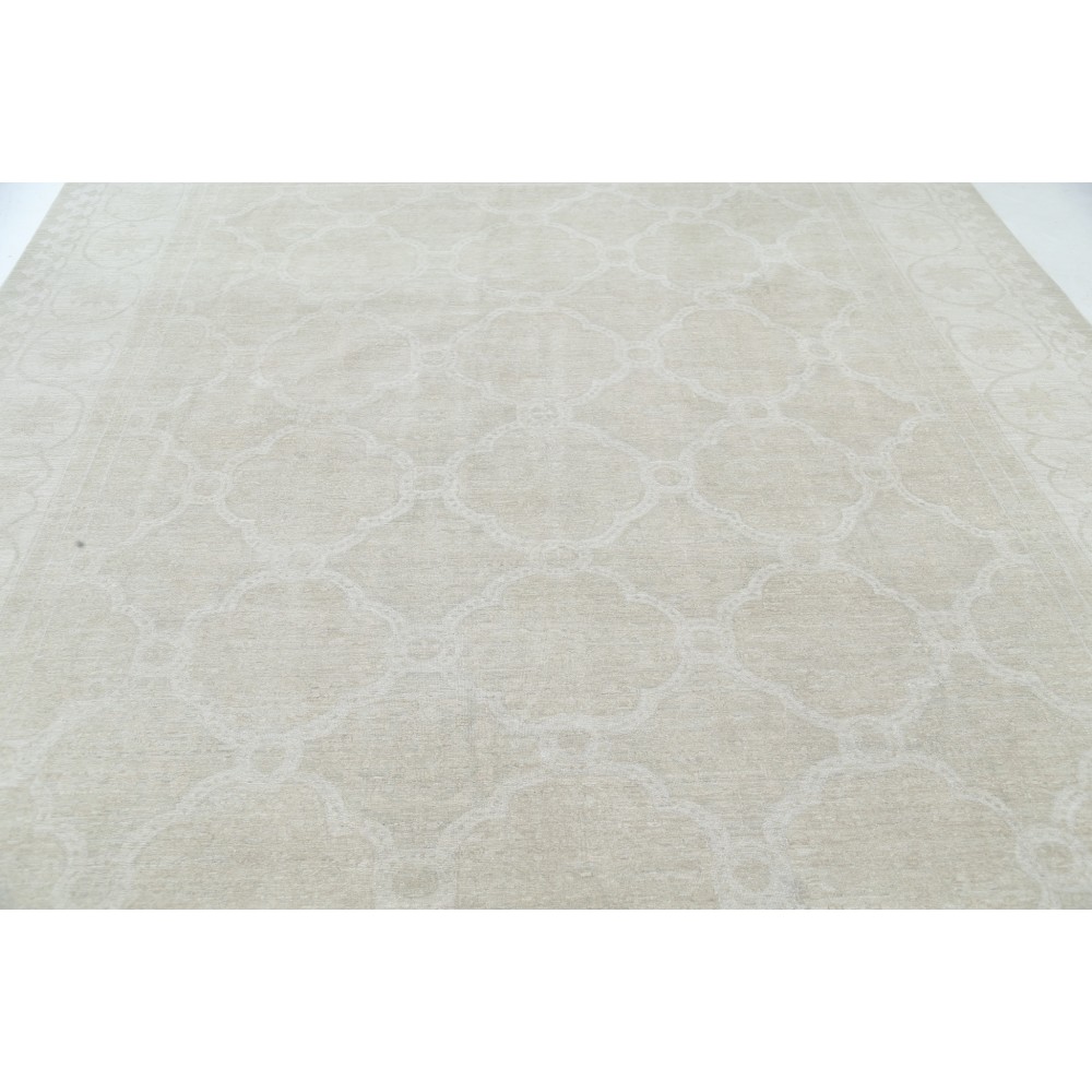 Hand Knotted Large Area Rug for Living Room, Dining Room and Bedroom | Beige Wool Carpet Hand Knotted Large Area Rug for Living Room, Dining Room and Bedroom | Beige Wool Carpet