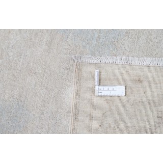 Handknotted Wool Runner Rug | Beige Corridor Runner | Stair Runner Rug | Kitchen Runner Rug