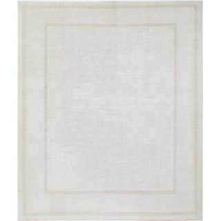 Hand Knotted Large Area Rug for Living Room Decor | 100% Wool | Traditional Beige Carpet