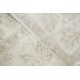 Hand Knotted Turkish Wool Rug with All-Over Floral Design | New Beige Accent Rug