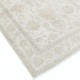 Hand Knotted Turkish Wool Rug with All-Over Floral Design | New Beige Accent Rug