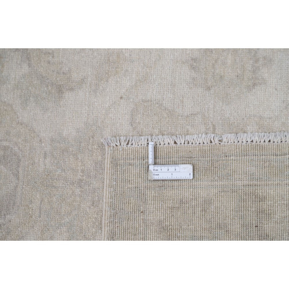 Hand Knotted Small Turkish Wool Rug | Beige Accent Rug with Floral Design Hand Knotted Small Turkish Wool Rug | Beige Accent Rug with Floral Design