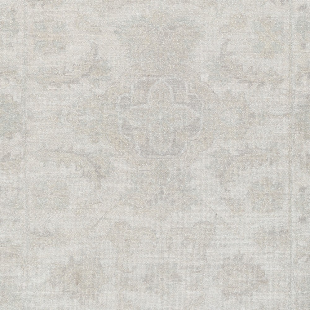 Hand Knotted Small Turkish Wool Rug | Beige Accent Rug with Floral Design Hand Knotted Small Turkish Wool Rug | Beige Accent Rug with Floral Design