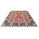 Hand Knotted Red, Navy Blue, Beige Wool Rug | Traditional Floral Oushak Style Carpet Hand Knotted Red, Navy Blue, Beige Wool Rug | Traditional Floral Oushak Style Carpet