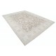 Hand Knotted Ivory, Gray Wool Area Rug | Turkish Oushak Style Carpet Hand Knotted Ivory, Gray Wool Area Rug | Turkish Oushak Style Carpet