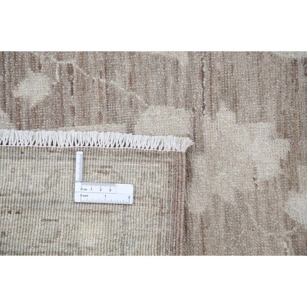 Hand Knotted Ivory, Gray Wool Area Rug | Turkish Oushak Style Carpet Hand Knotted Ivory, Gray Wool Area Rug | Turkish Oushak Style Carpet