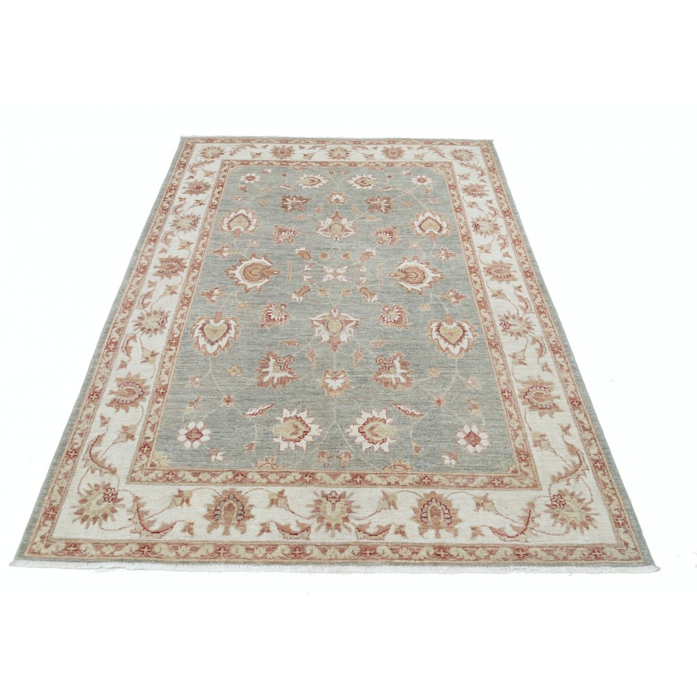 Hand Knotted Floral Oushak Area Rug for Living Room Decor | 100% Wool Hand Knotted Floral Oushak Area Rug for Living Room Decor | 100% Wool