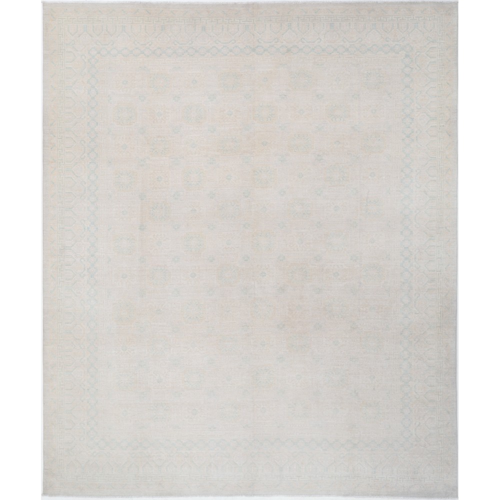 Traditional Hand Knotted Light Blue, Beige Oversize Wool Area Rug | Living Room Carpet Traditional Hand Knotted Light Blue, Beige Oversize Wool Area Rug | Living Room Carpet