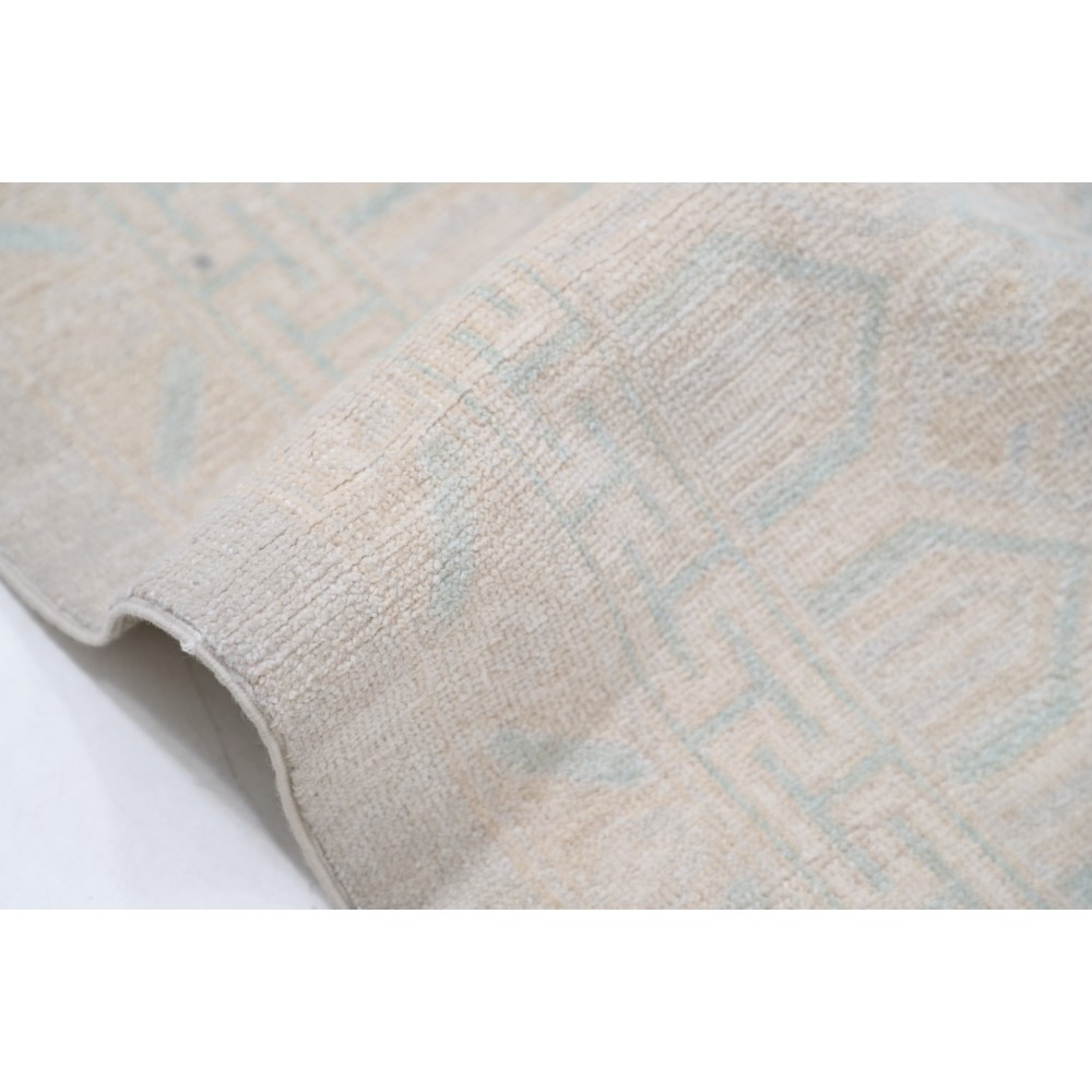 Traditional Hand Knotted Light Blue, Beige Oversize Wool Area Rug | Living Room Carpet Traditional Hand Knotted Light Blue, Beige Oversize Wool Area Rug | Living Room Carpet