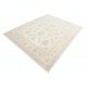 Hand Knotted Oushak Rug | Beige Turkish Carpet with All-Over Floral Design | 100% Wool Hand Knotted Oushak Rug | Beige Turkish Carpet with All-Over Floral Design | 100% Wool