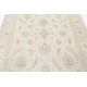 Hand Knotted Oushak Rug | Beige Turkish Carpet with All-Over Floral Design | 100% Wool Hand Knotted Oushak Rug | Beige Turkish Carpet with All-Over Floral Design | 100% Wool