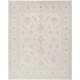 Hand Knotted Oushak Rug | Beige Turkish Carpet with All-Over Floral Design | 100% Wool Hand Knotted Oushak Rug | Beige Turkish Carpet with All-Over Floral Design | 100% Wool