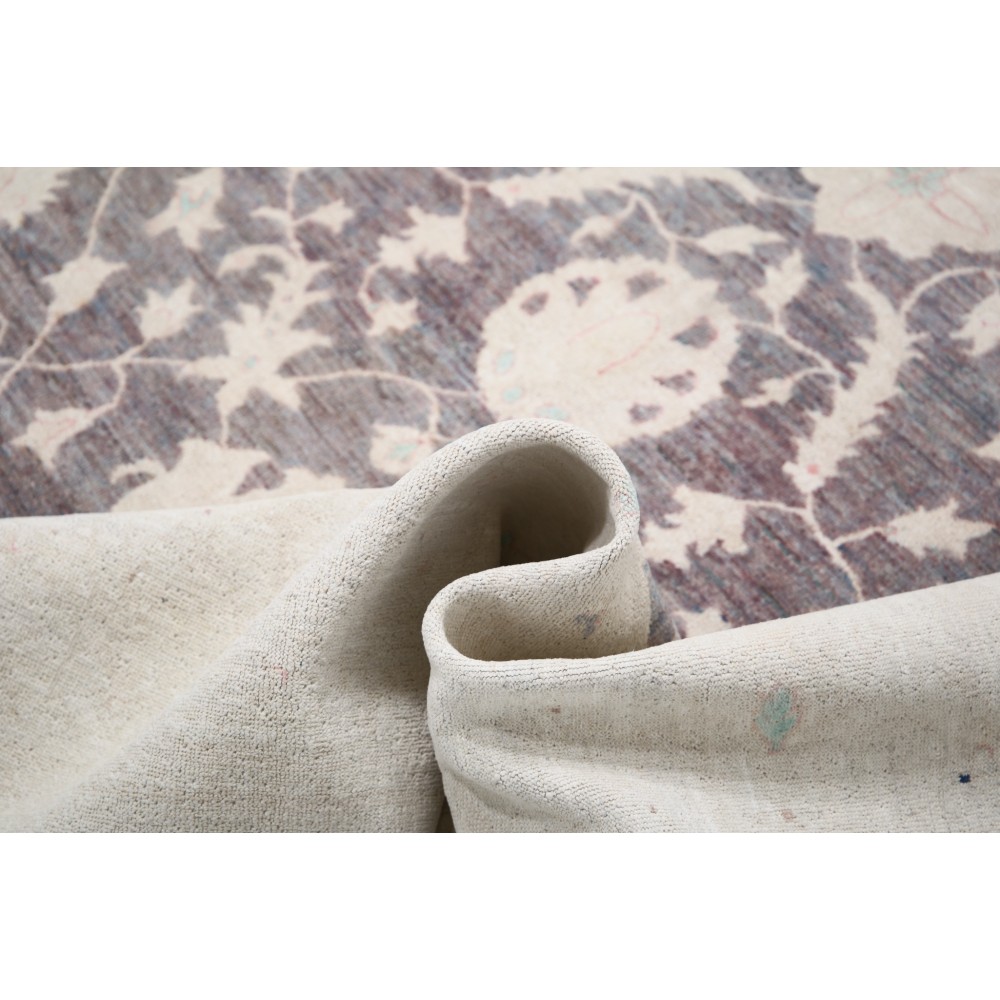 Hand Knotted Soft-Toned Large Area Rug with Floral Design | 100% Wool Carpet for Living Room Hand Knotted Soft-Toned Large Area Rug with Floral Design | 100% Wool Carpet for Living Room