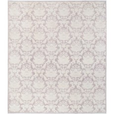 Hand Knotted Wool Large Area Rug in Soft Tones | Decorative Carpet for Bedroom and Dining Room