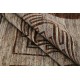 Hand Knotted Brown and Beige Wool Area Rug | Geometric Square Motif Design Carpet Hand Knotted Brown and Beige Wool Area Rug | Geometric Square Motif Design Carpet