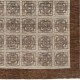 Hand Knotted Brown and Beige Wool Area Rug | Geometric Square Motif Design Carpet Hand Knotted Brown and Beige Wool Area Rug | Geometric Square Motif Design Carpet