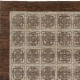 Hand Knotted Brown and Beige Wool Area Rug | Geometric Square Motif Design Carpet Hand Knotted Brown and Beige Wool Area Rug | Geometric Square Motif Design Carpet