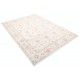 Hand Knotted Oushak Style Rug | Beige Turkish Carpet with All-Over Floral Design | 100% Wool Hand Knotted Oushak Style Rug | Beige Turkish Carpet with All-Over Floral Design | 100% Wool