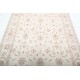 Hand Knotted Oushak Style Rug | Beige Turkish Carpet with All-Over Floral Design | 100% Wool Hand Knotted Oushak Style Rug | Beige Turkish Carpet with All-Over Floral Design | 100% Wool