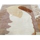 Hand Knotted Beige, Brown and Ivory Wool Area Rug | Abstract Design Carpet Hand Knotted Beige, Brown and Ivory Wool Area Rug | Abstract Design Carpet