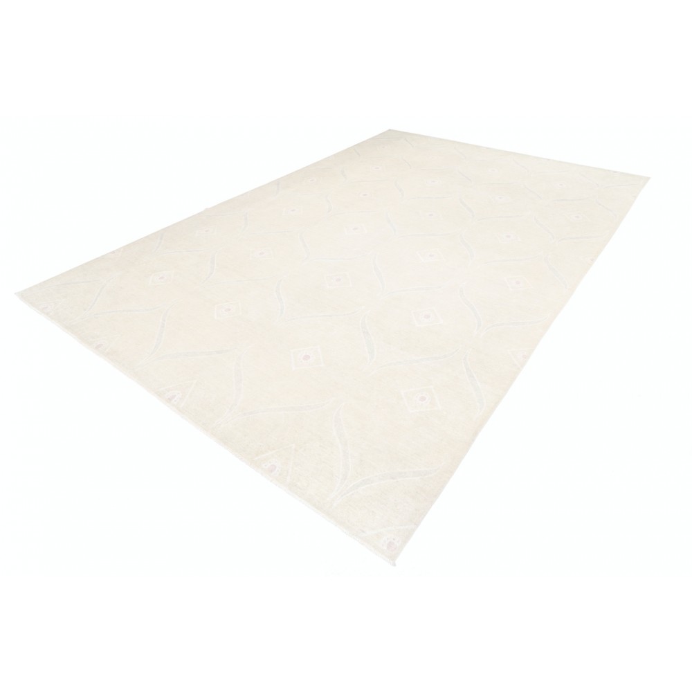 Hand Knotted Geometric Rug, Beige Wool Area Rug, Neutral Pattern Carpet Hand Knotted Geometric Rug, Beige Wool Area Rug, Neutral Pattern Carpet