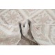 Hand Knotted Blush and Ivory Wool Area Rug | Turkish Panel Design Accent Rug Hand Knotted Blush and Ivory Wool Area Rug | Turkish Panel Design Accent Rug
