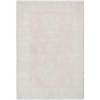 Traditional Hand Knotted Turkish Accent Rug for Entryway and Kitchen | 100% Wool Soft Colored Bedroom Rug