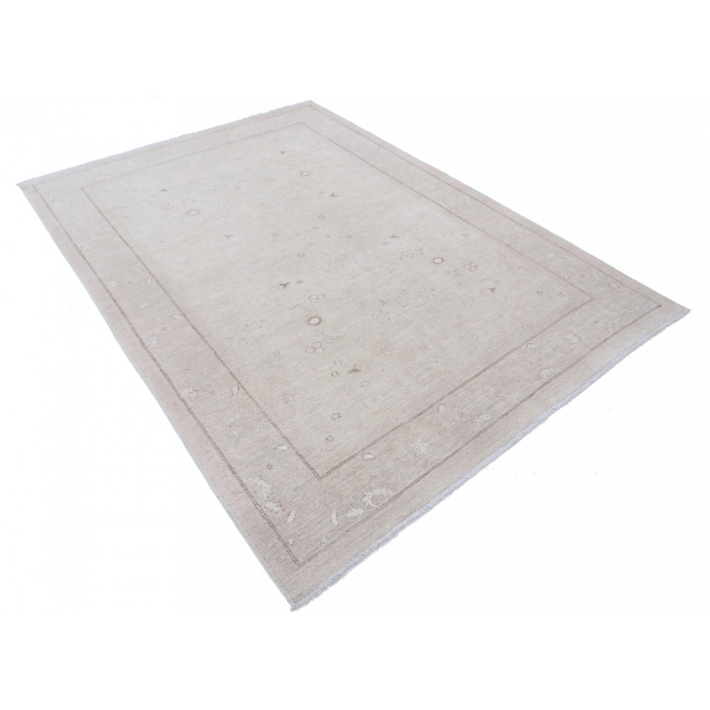 Hand Knotted Beige, Blush Wool Rug | Soft-Toned Floral Pattern Carpet Hand Knotted Beige, Blush Wool Rug | Soft-Toned Floral Pattern Carpet