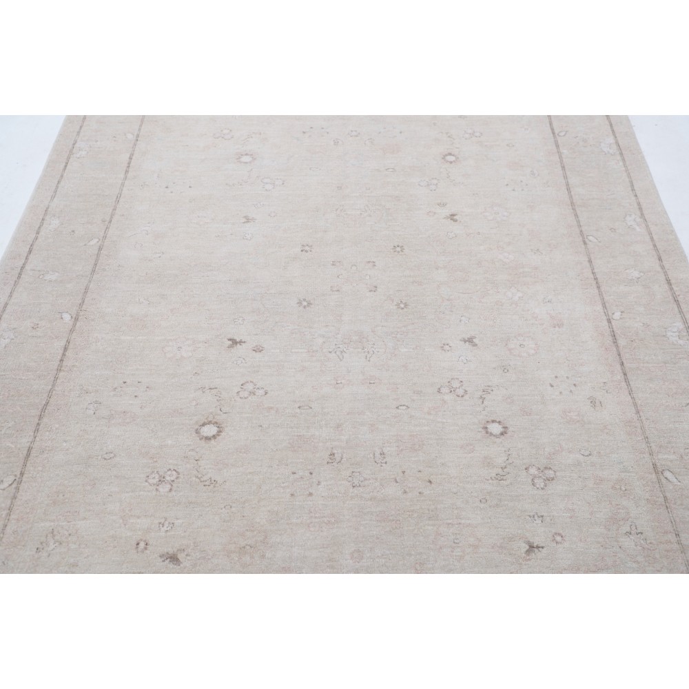 Hand Knotted Beige, Blush Wool Rug | Soft-Toned Floral Pattern Carpet Hand Knotted Beige, Blush Wool Rug | Soft-Toned Floral Pattern Carpet